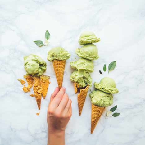 Honey Avocado Ice Cream