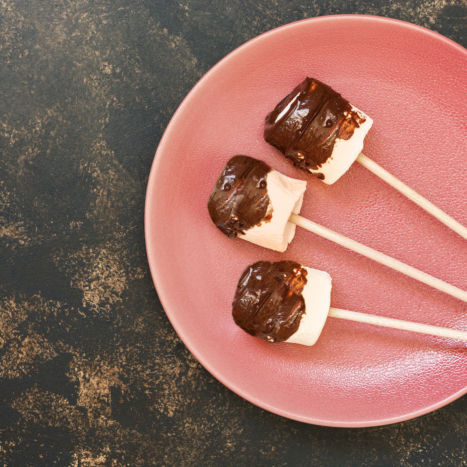 Chocolate Dipped Honey Clouds