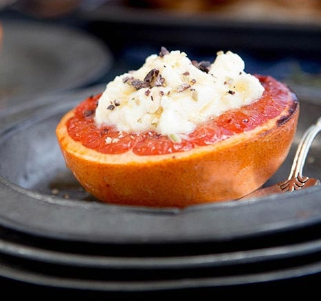 Honey Brûléed Grapefruit
