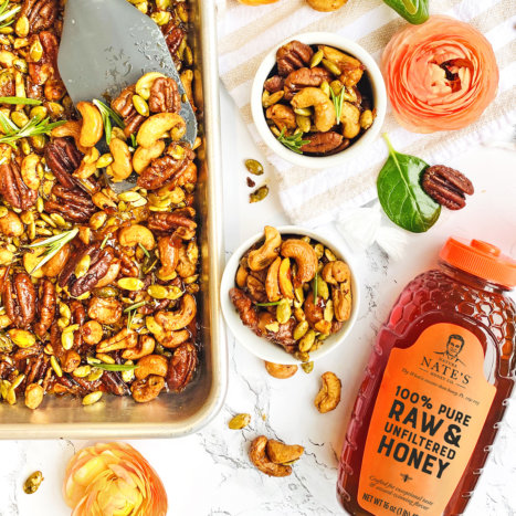 Honey Chipotle Rosemary Nuts