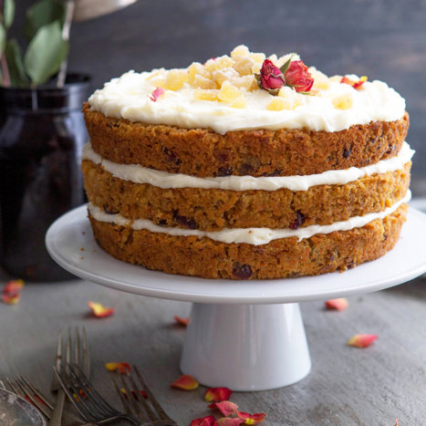 Honey Ginger Carrot Cake