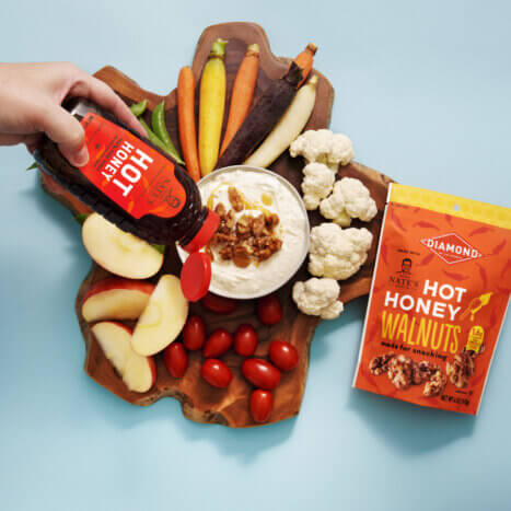 Nate’s Teams Up with Diamond of California to Launch Hot Honey Snack Walnuts