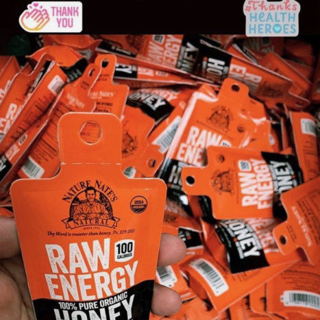 Sharing Gratitude & Raw Energy with Healthcare Heroes