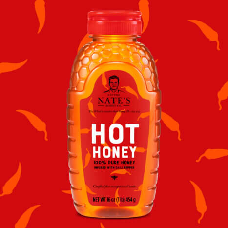 Nate’s Orange Hot Honey Label Goes Red
