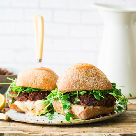 Plant-Based Beet Burgers