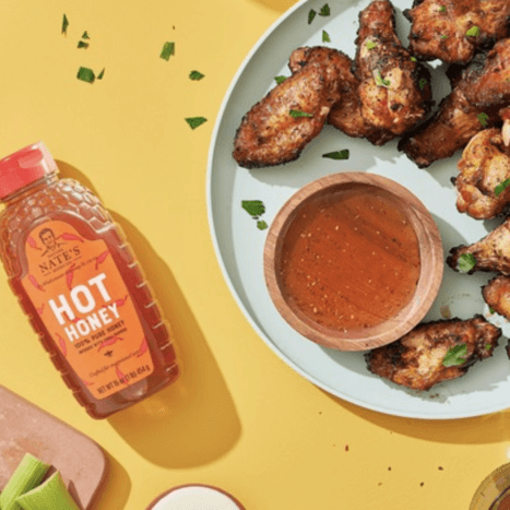 Hot Honey Glazed Chicken Wings