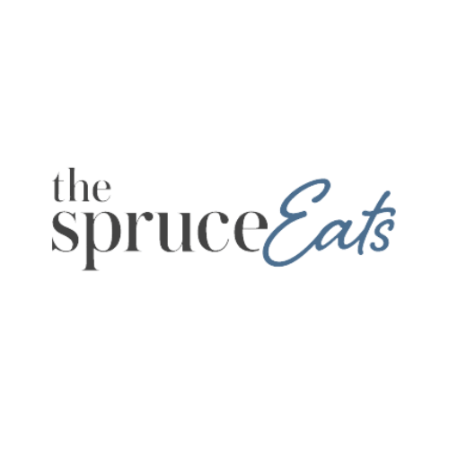 The Spruce Eats logo in black and navy blue.